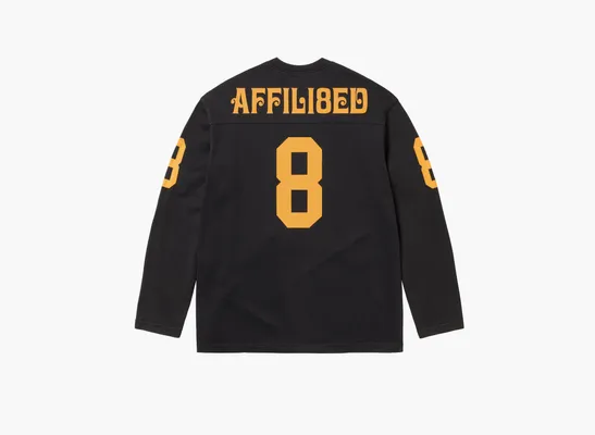 Одежда Supreme Affiliated L/S Football Top «Black» zelyenye