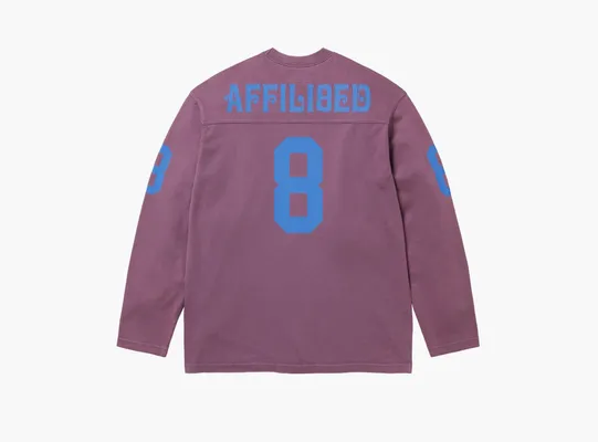 Одежда Supreme Affiliated L/S Football Top «Dusty Purple» fioletovye