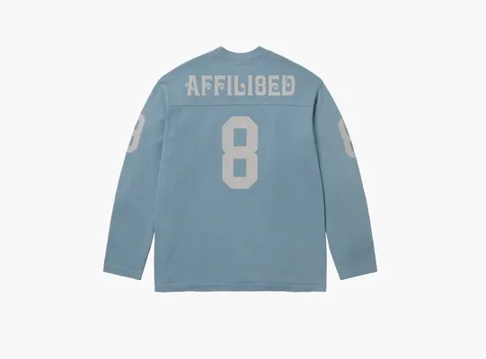 Одежда Supreme Affiliated L/S Football Top «Dusty Blue» golubye