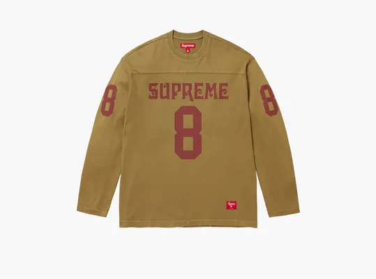 Одежда Supreme Affiliated L/S Football Top «Light Olive» korichnevye