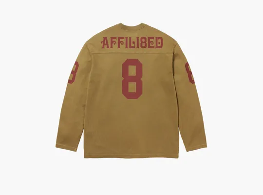 Одежда Supreme Affiliated L/S Football Top «Light Olive» korichnevye
