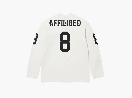 Одежда Supreme Affiliated L/S Football Top «White» belye