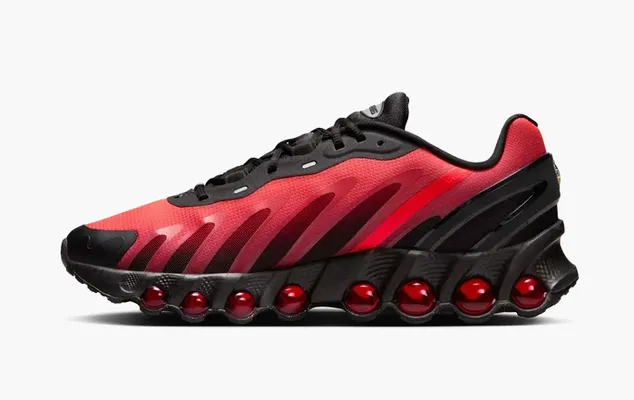  Nike Air Max DN8  «Black Bright Crimson» krasnye 