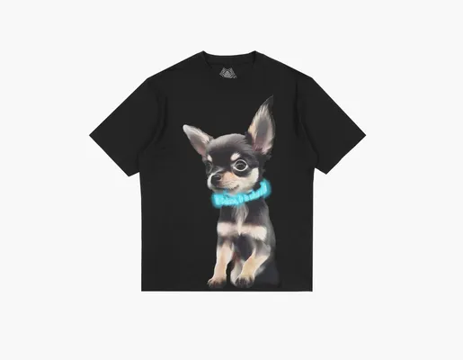 Одежда Palace Yappy T-Shirt «Black» chyernye