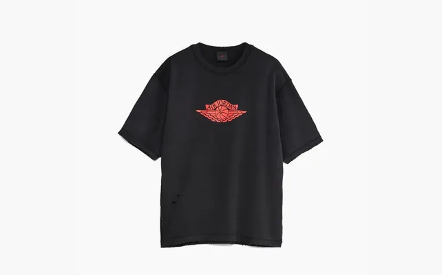 Одежда Jordan Rare Air T-Shirt «Black/Chile Red» chyernye