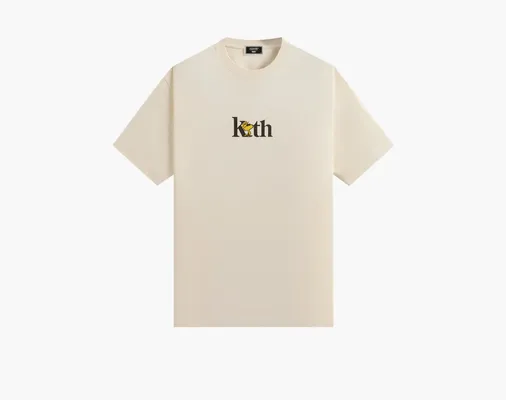 Одежда Kith For Peanuts Woodstock Serif Tee «Sandrift» bezhevye