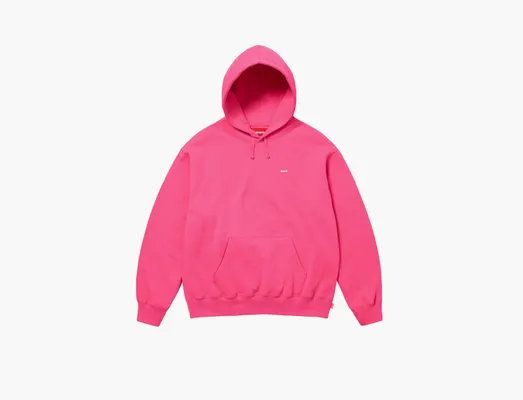 Одежда Supreme Small Box Hooded Sweatshirt «Magenta» rozovye