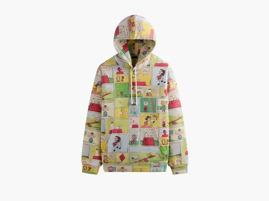 Одежда Kith For Peanuts Comic Nelson Hoodie «Beam» raznotsvetnye