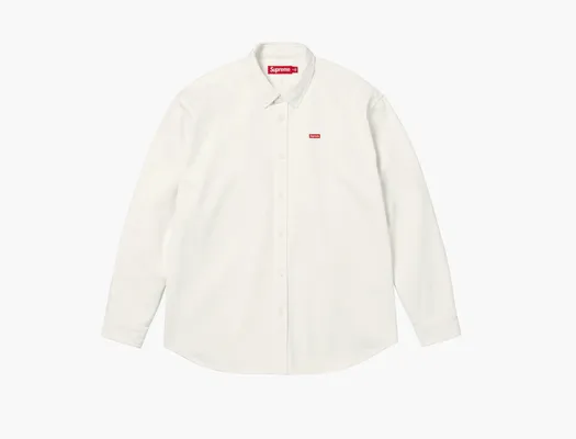Одежда Supreme Small Box Denim Shirt  «White» belye