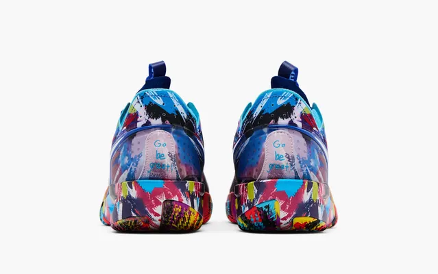  Nike Air Zoom GT Cut 3 x Jewell Loyd «Paint» raznotsvetnye