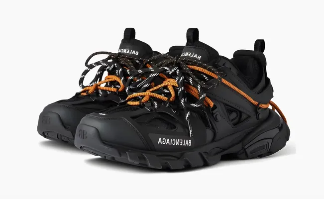 Кроссовки Balenciaga Track Trail Low Top Casual Shoes «Black» chyernye