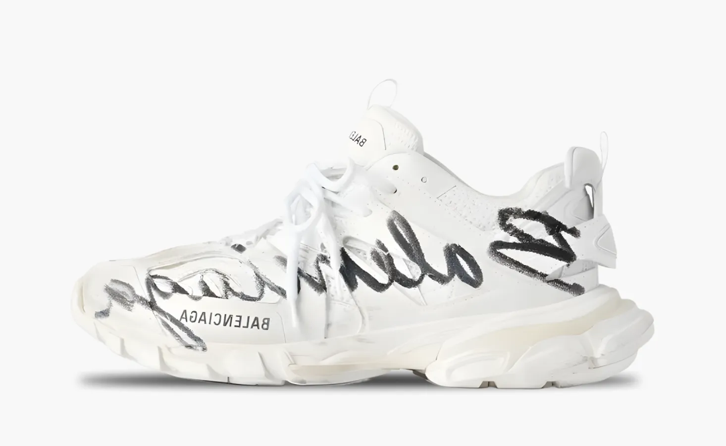 Balenciaga Track Signature Sneakers «White»