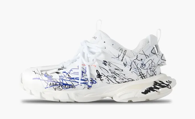  Balenciaga Track 1.0 Low Top Casual Shoes «White» belye