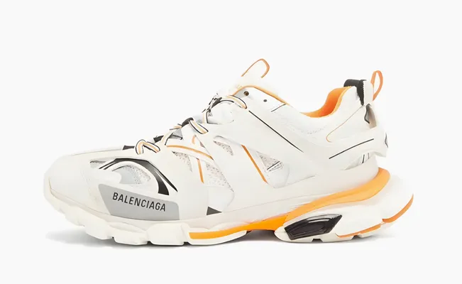 Кроссовки Balenciaga Track Sneaker WMNS «White Orange» belye
