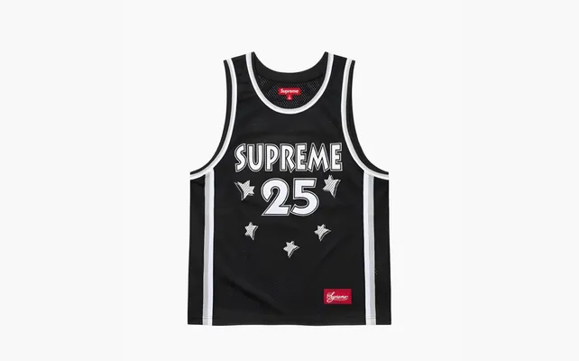 Одежда Supreme SS25 Basketball Jerseys «Black» chyernye