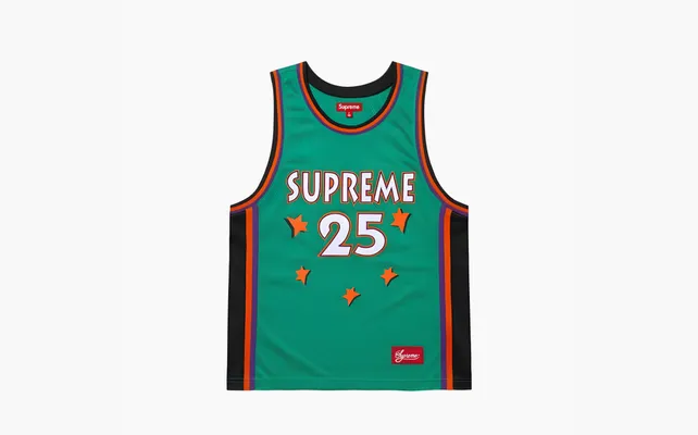 Одежда Supreme SS25 Basketball Jerseys «Green» zelyenye