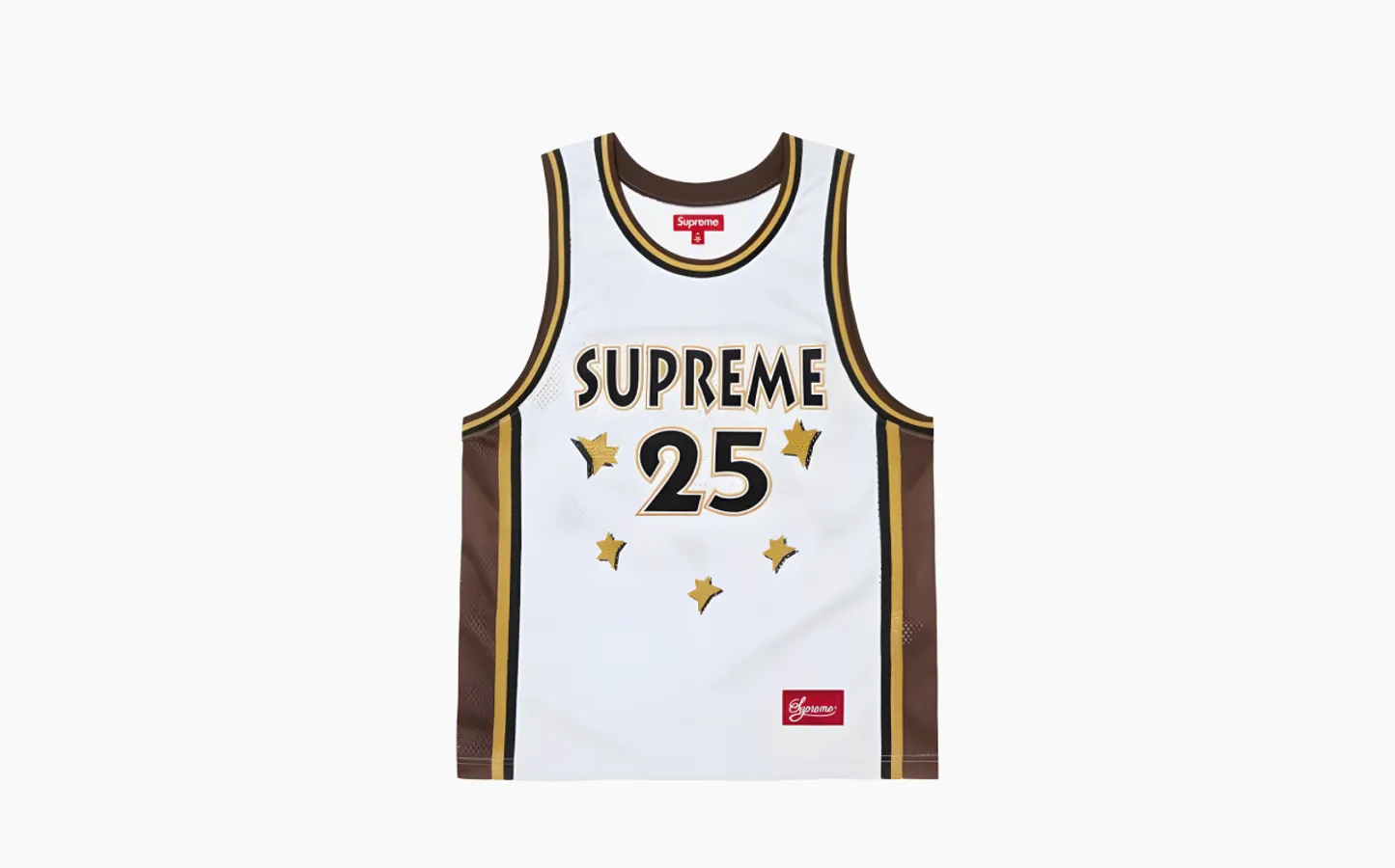 Supreme SS25 Basketball Jerseys «White»