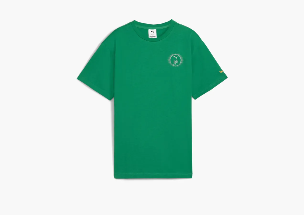 Puma x Harry Potter Big Kids' Relaxed Graphic Tee «Archive Green»