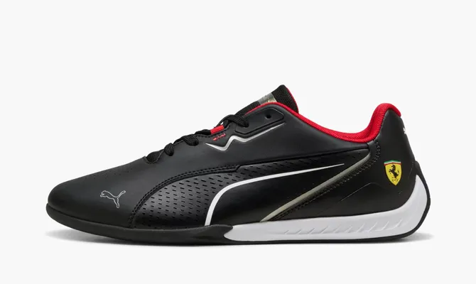  Puma Scuderia Ferrari Drift Cat 11 Men's Sneakers «Black-Rosso Corsa» chyernye