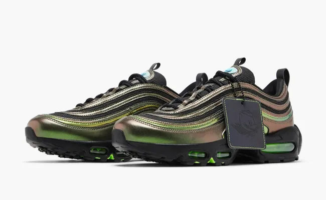  Nike Air Max 95/97 «University of Oregon - Storm» PE zolotoy