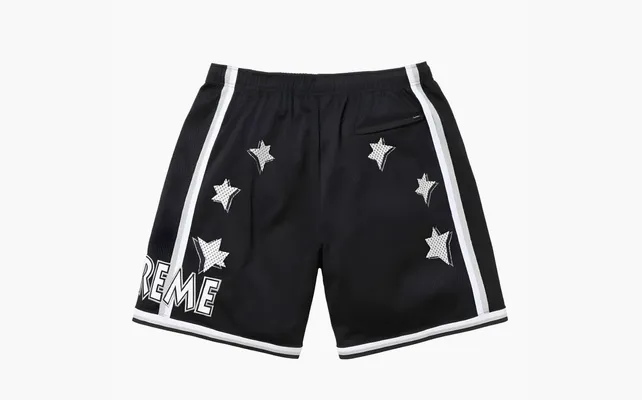 Одежда Supreme SS25 Basketball Shorts «Black» chyernye