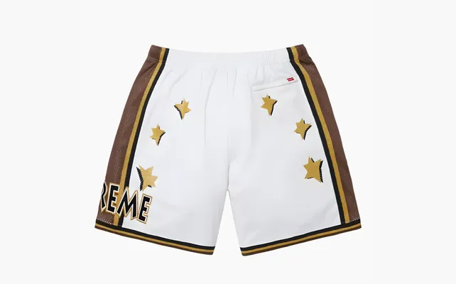 Одежда Supreme SS25 Basketball Shorts «White» belye