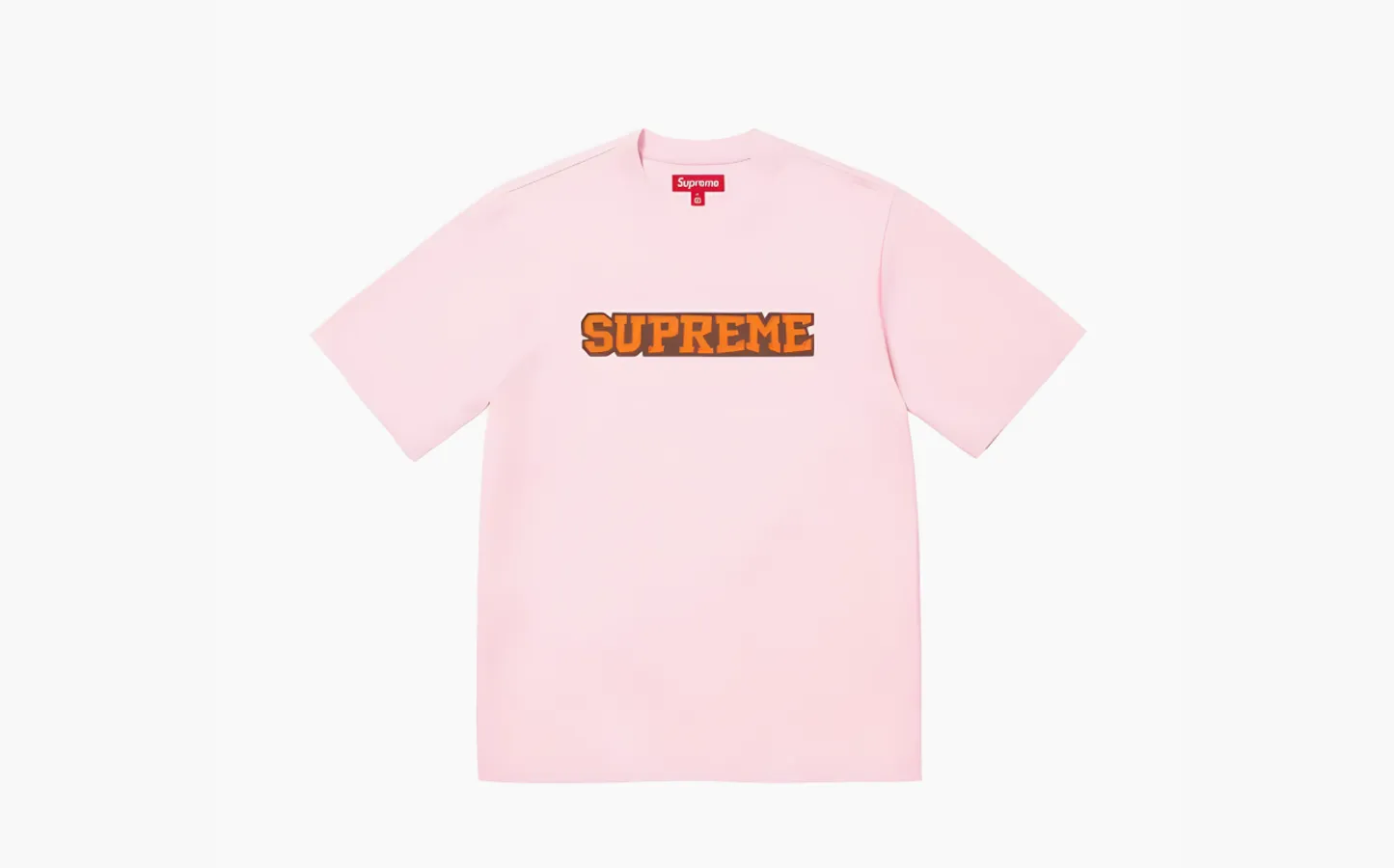 Supreme Satin Appliqué S/S Top «Light Pink»