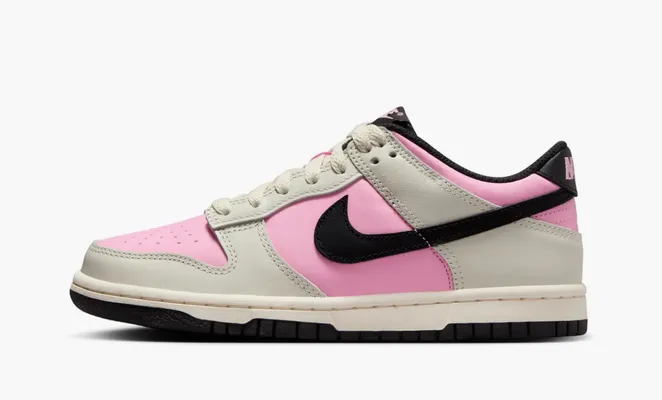 Кроссовки Nike Dunk Low GS «Pink Rise Light Orewood Brown» rozovye