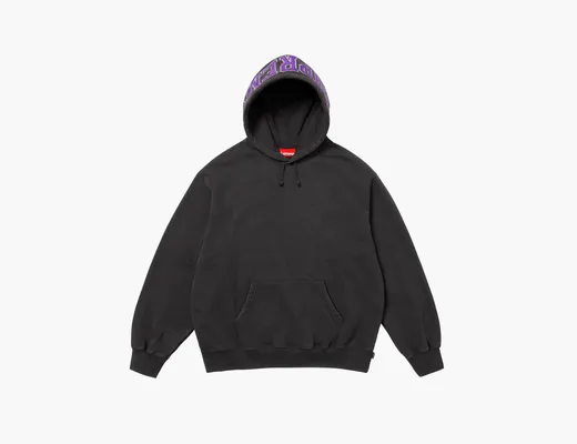 Одежда Supreme Team 94 Hooded Sweatshirt «Black» chyernye