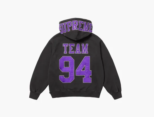 Одежда Supreme Team 94 Hooded Sweatshirt «Black» chyernye
