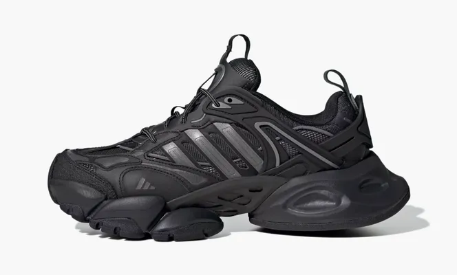  Adidas XLG Runner Deluxe «Black» chyernye