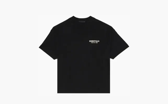 Одежда Fear of God Essentials Jersey Crewneck Tee «Black» chyernye