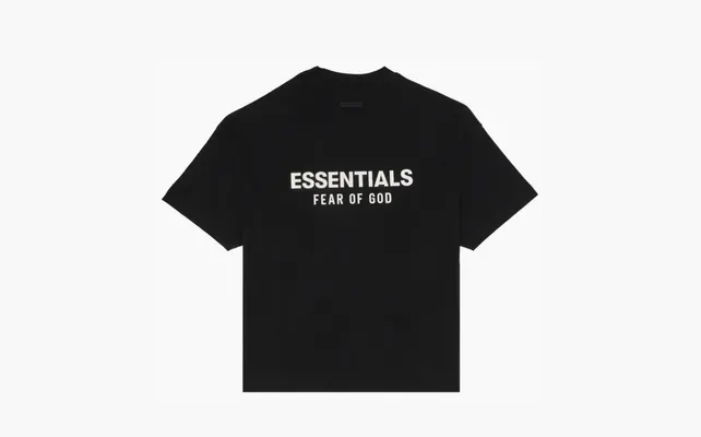 Одежда Fear of God Essentials Jersey Crewneck Tee «Black» chyernye