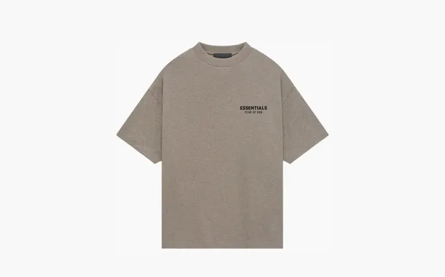 Одежда Fear of God Essentials Jersey Crewneck Tee «Heather Grey» serye