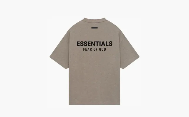 Одежда Fear of God Essentials Jersey Crewneck Tee «Heather Grey» serye