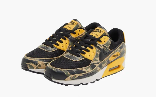 Кроссовки Nike Air Max 90 Premium «Camo Pack - University Gold» raznotsvetnye