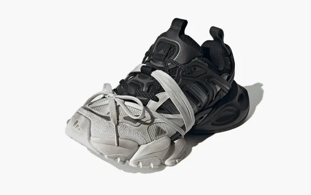  Adidas XLG Runner Deluxe «White Black» chyernye