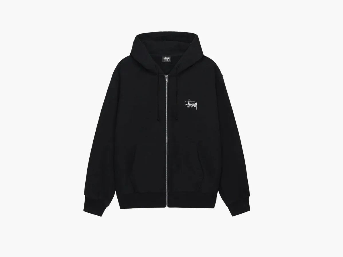 Stussy Big & Meaty Zip Hoodie «Black»
