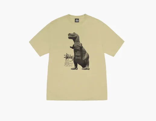 Одежда Stussy Big & Meaty Tee Pigment Dyed «Elm» zelyenye