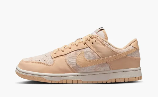 Кроссовки Nike Dunk Low WMNS «Light Orewood Snakeskin» bezhevye