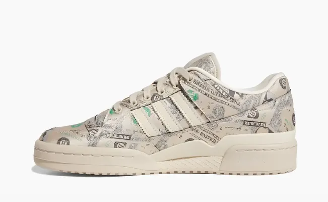  Adidas Jeremy Scott x Forum Wings 1.0 Low «Money» kremovye