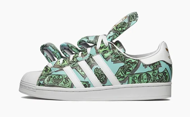  Adidas Jeremy Scott x Superstar «Money» zelyenye
