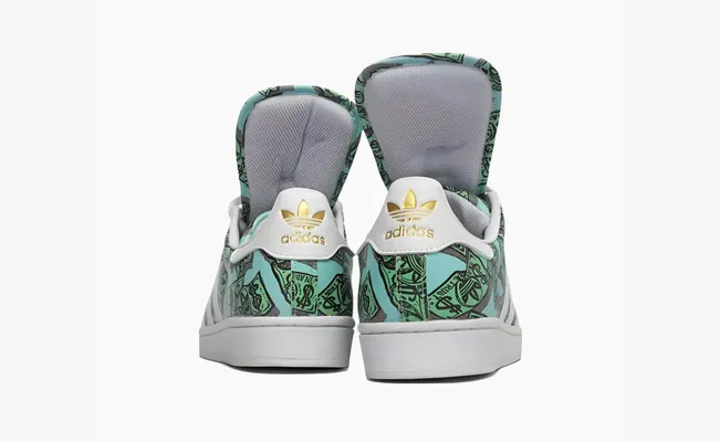  Adidas Jeremy Scott x Superstar «Money» zelyenye