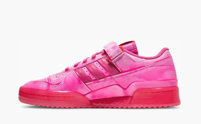  Adidas Jeremy Scott x Forum Low «Dipped - Solar Pink» rozovye