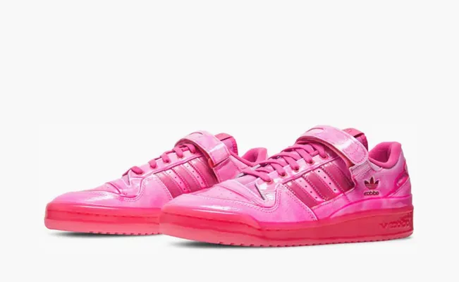  Adidas Jeremy Scott x Forum Low «Dipped - Solar Pink» rozovye