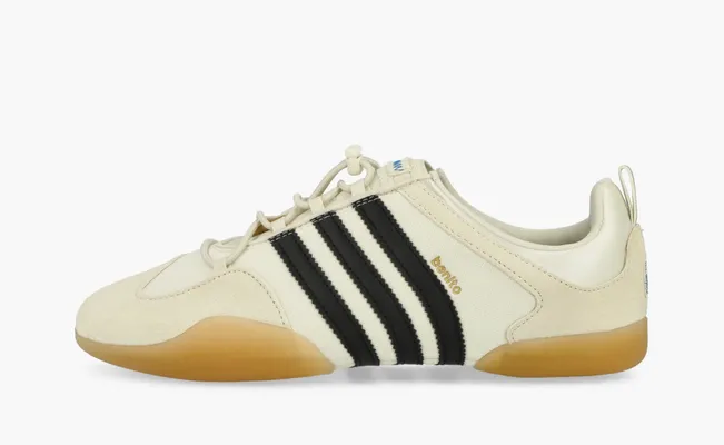  Adidas Ballerina x Bad Bunny «Off White Black Gum» kremovye