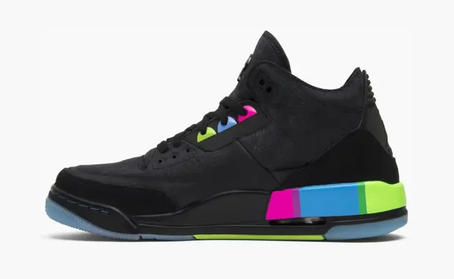 Кроссовки Air Jordan 3 Retro SE «Quai 54 2018» chyernye