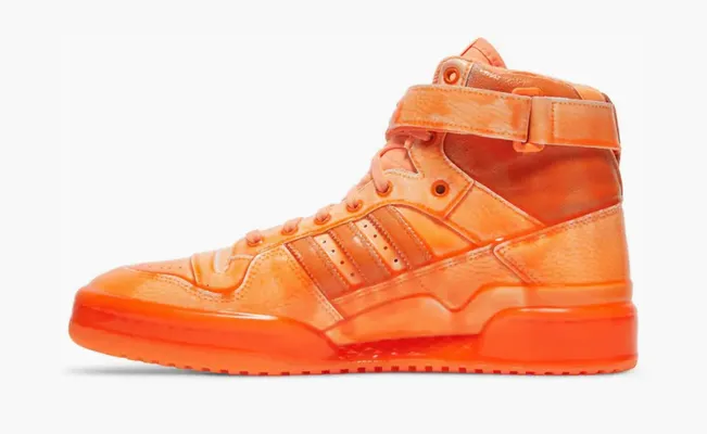  Adidas Jeremy Scott x Forum High «Dipped - Signal Orange» oranzhevye