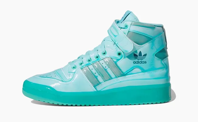  Adidas Jeremy Scott x Forum High «Dipped - Acid Mint» zelyenye