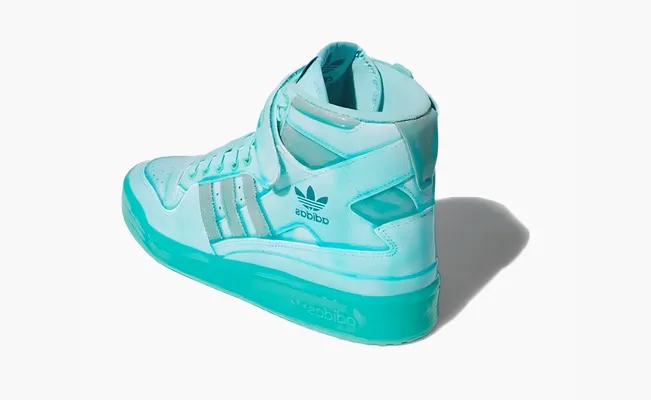 Adidas Jeremy Scott x Forum High «Dipped - Acid Mint» zelyenye